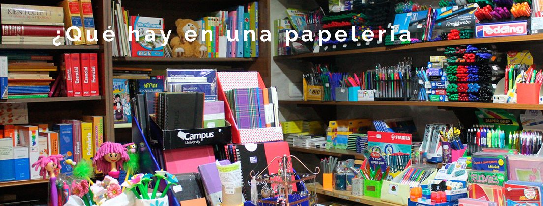 ¿Que hay en una papelería?