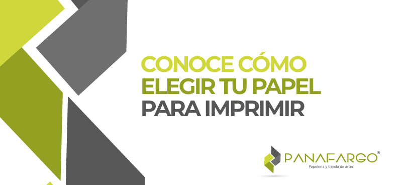 Aprende ¿Cómo elegir papel para imprimir?