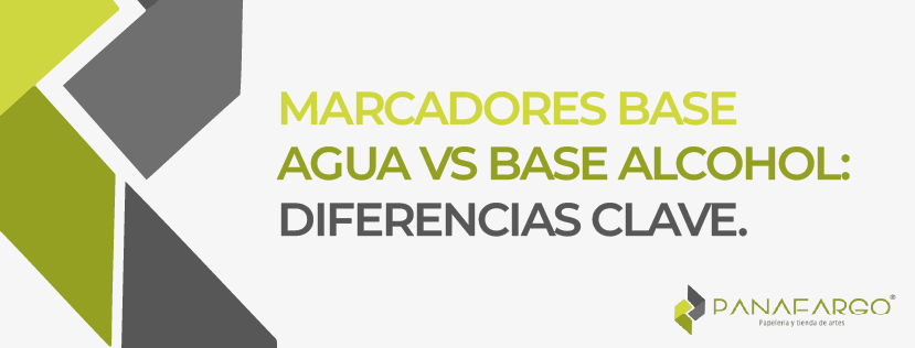 Marcadores base agua vs base alcohol: diferencias clave 