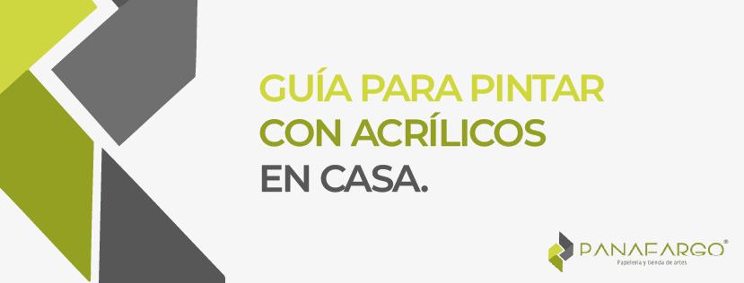 ¿Quieres aprender a pintar con acrílicos en casa y no sabes por dónde empezar?