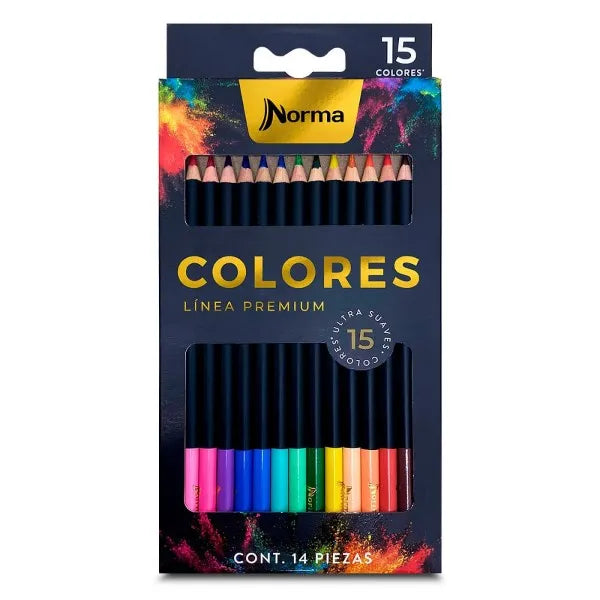 Colores Norma Premium Ultra Suave - Caja X 15