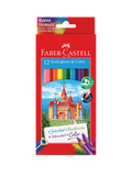 Colores Faber-Castell x 12, mina 4 mm, ref. 116134