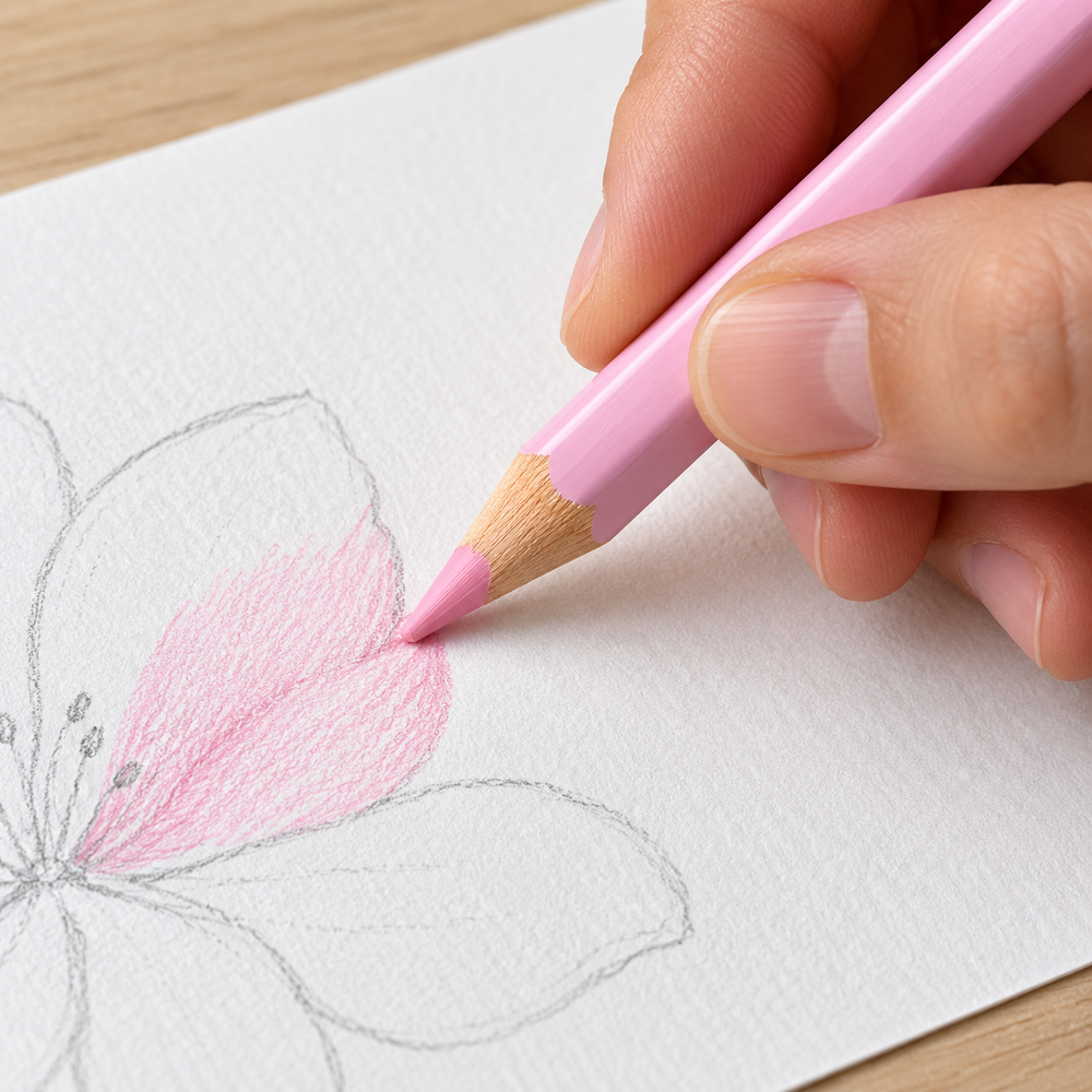 Imagen referencial de uso generada: Colores Faber-Castell x 24 + 4 pastel, mina 4 mm, ref. 116119