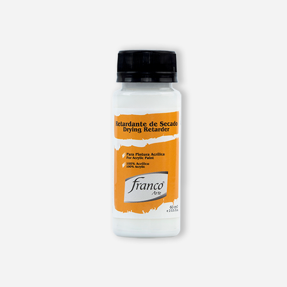Retardante de secado Franco Arte para pintura acrílica, frasco de 60 ml, referencia 16016. Fotografía oficial del fabricante.