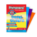 Papel Silueta Primavera Paper Kids paquete x 10 hojas tamaño 1/8, colores surtidos, imagen principal del producto.