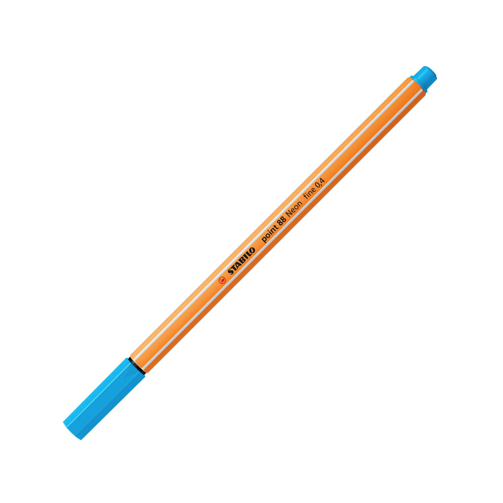 Micropunta STABILO point 88 azul neón 031, 0,4 mm