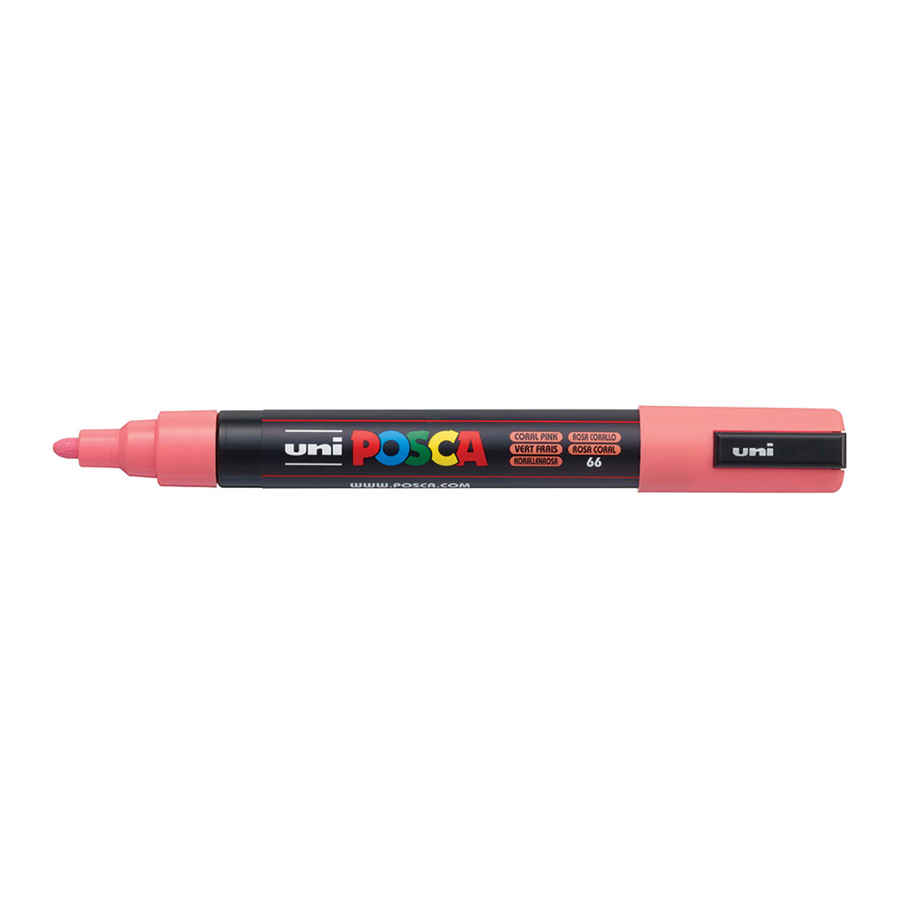 Marcador POSCA PC-5M rosa coral, punta media