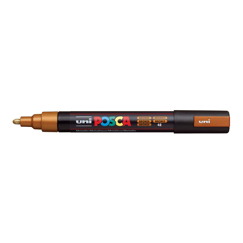 Marcador POSCA PC-5M bronce, punta media