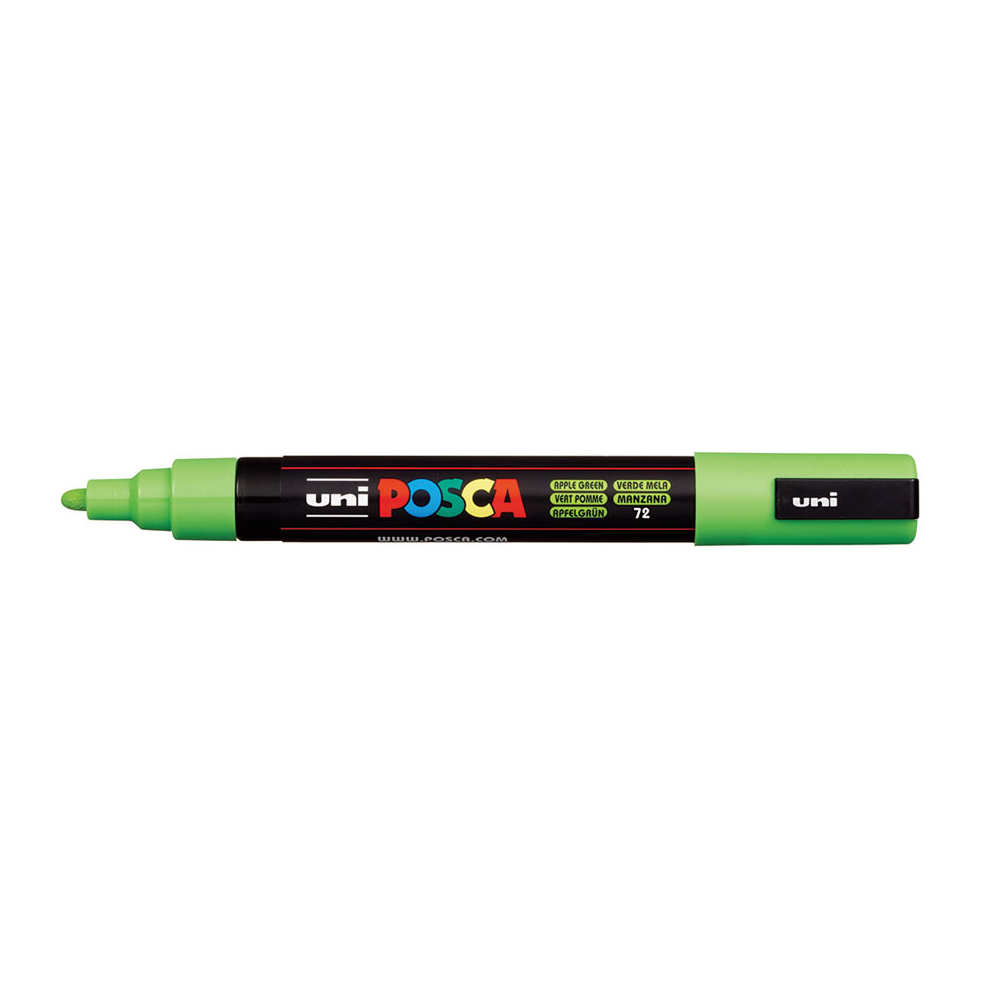 Marcador POSCA PC-5M verde manzana, punta media