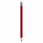 Lápiz rojo triangular Norma por unidad, SKU11120. Imagen adaptada con IA de fotografía de catálogo para mostrar una unidad sobre blanco.