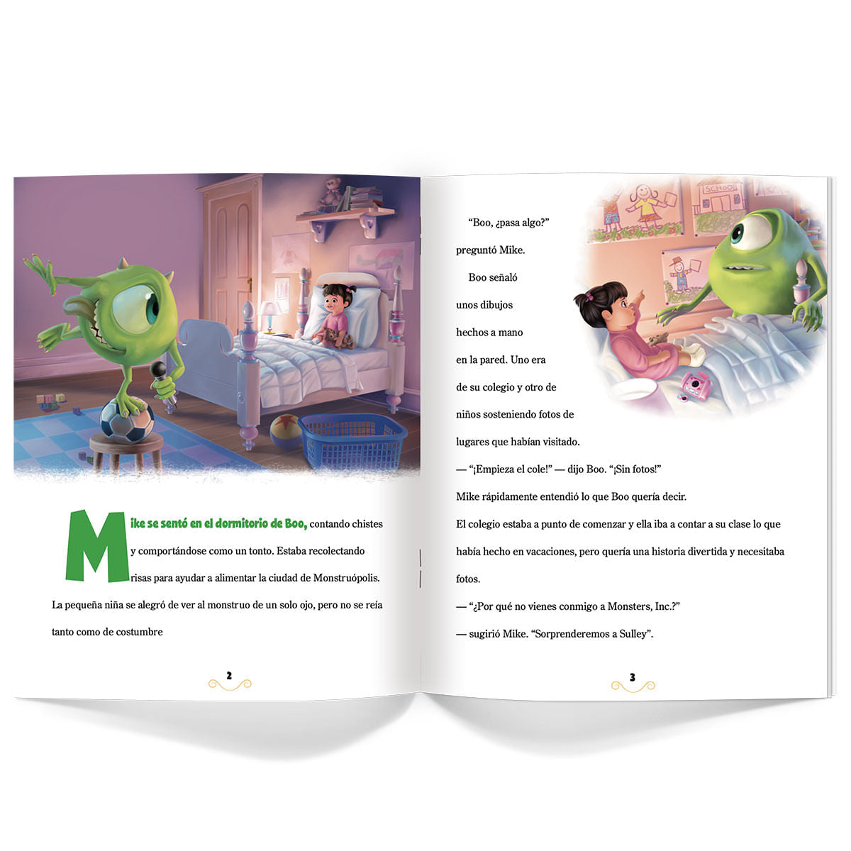 Páginas interiores oficiales del Libro Historias Cortas de Pixar Tomo 2 Primavera
