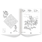 Interior oficial del Libro Pasatiempos Disney Primavera: laberinto de Timón y Pumba y actividad de conteo con Bambi