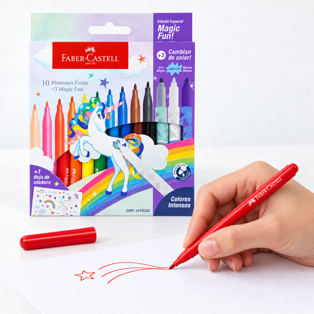 Imagen referencial generada: uso de un plumón rojo sobre papel