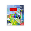Plumones Faber-Castell Fiesta 10 + 3 Magic Fun Dinosaurio 555382