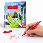 Imagen referencial generada: uso de un plumón rojo sobre papel