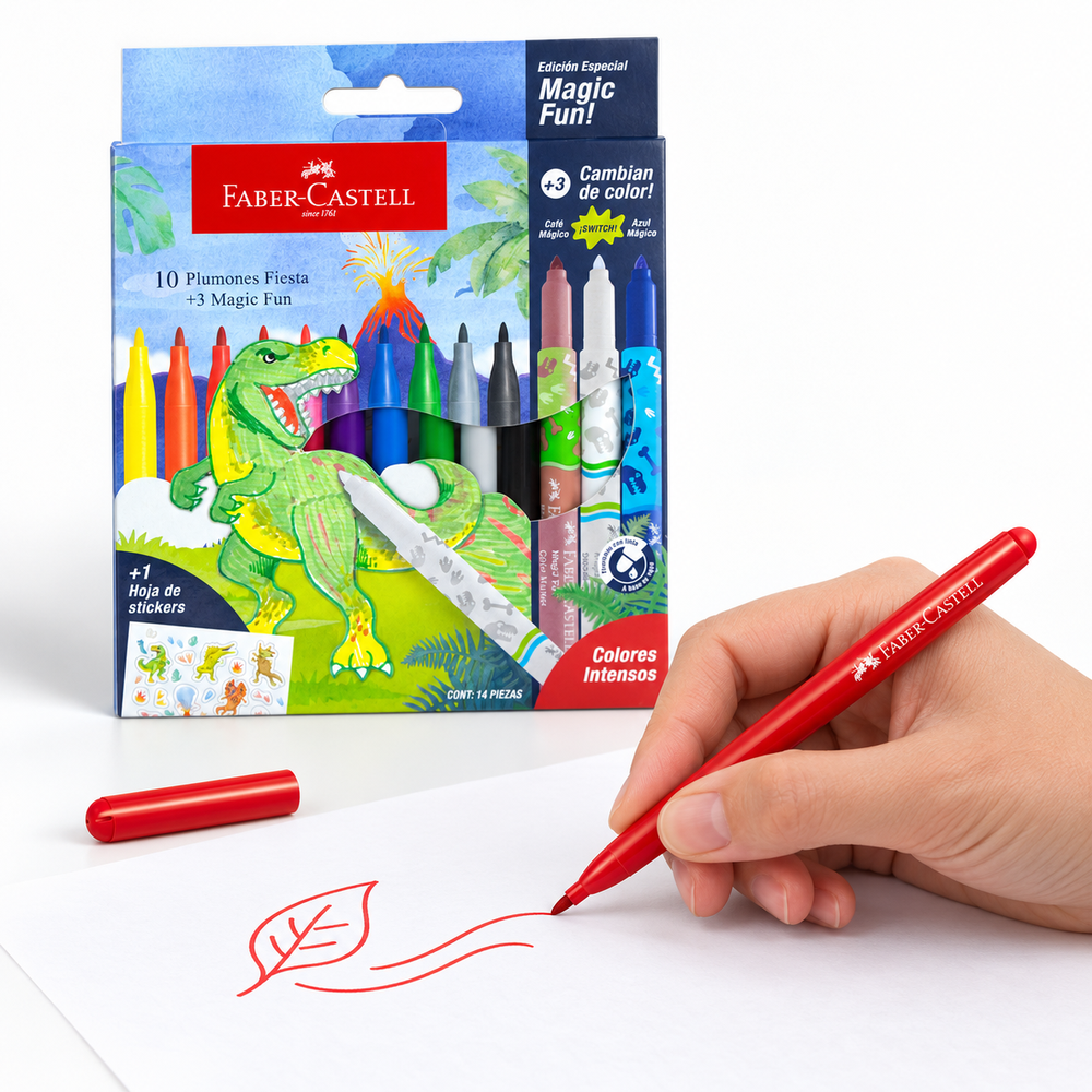 Imagen referencial generada: uso de un plumón rojo sobre papel