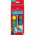 Acuarela Escolar Faber-Castell x 12 Deckfarben Watercolours