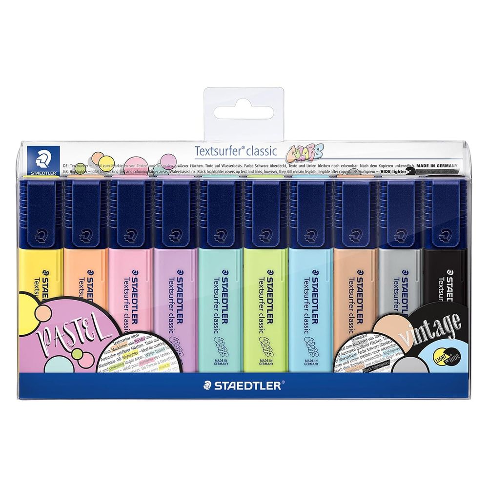 Resaltador Pastel Staedtler x 10
