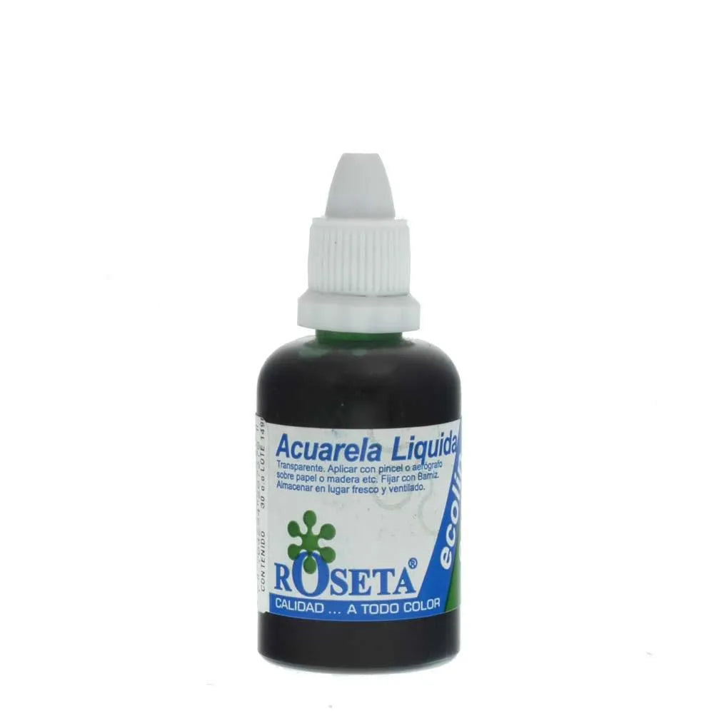 Acuarela Liquida Ecolín Roseta - Verde hierba 737 30 cc