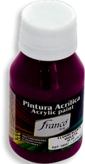 Pintura Acrílica Franco Arte 60ml Al Frio - Fluorescente Violeta