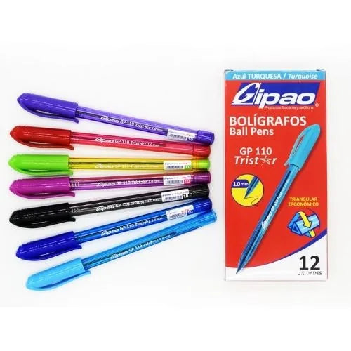 Lapicero Punta Fina Gipao de Tapa GP110 1.0 mm Tristar - Fucsia