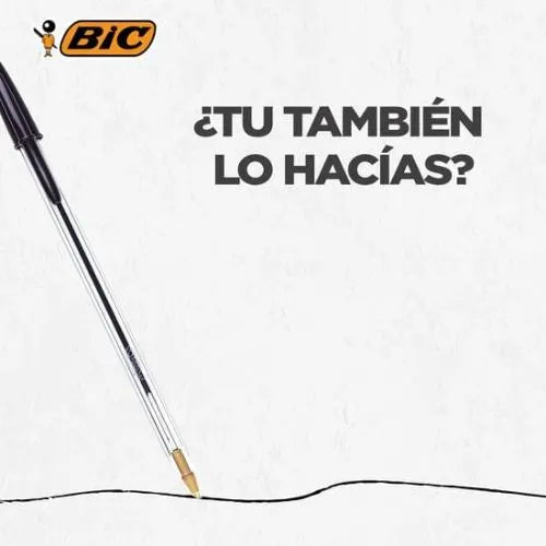 Lapicero Bic Cristal Negro