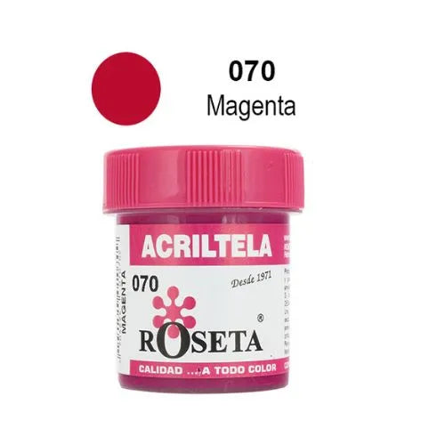 Acritela Roseta - En Colores Planos - magenta 30cc