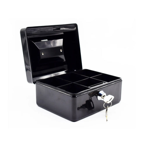 Caja Metálica Con Llave - Caja Menor Gipao - 6 Pulgadas