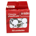 chinchones tritón - x 50 unidades - Blanco