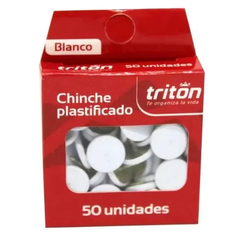 chinchones tritón - x 50 unidades - Blanco