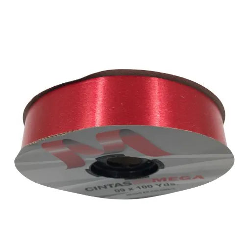 Cinta de Papel Para Moños 09X100 Rojo