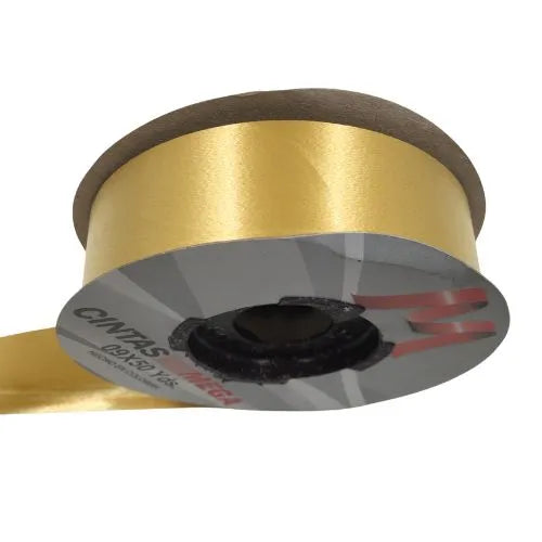 Cinta de Papel Para Moños 09X25 Dorado