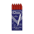 Crayones Ónix - Paquete X10 Unidades De Un Color - Rojo