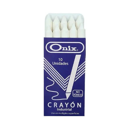 Crayones Ónix - Paquete X10 Unidades De Un Color - Blanco