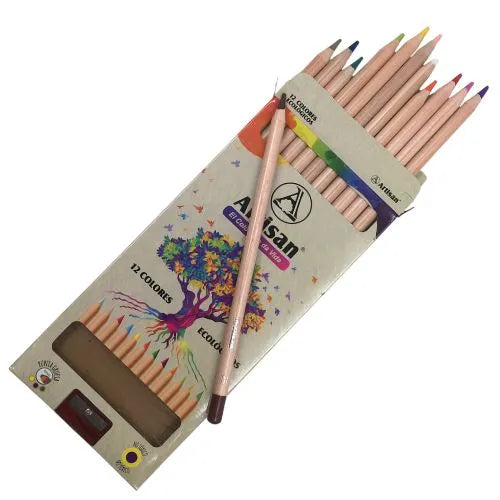 Colores ecologicos, Artisan caja cartón X 24