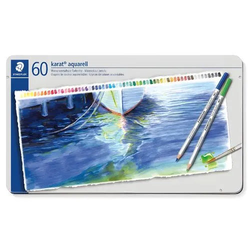 colores acuarelables - Staedtler De Caja Metálica - X 60