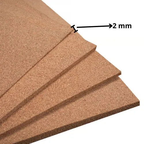 Laminas De Corcho - Grano Fino 60 X 90 2 mm
