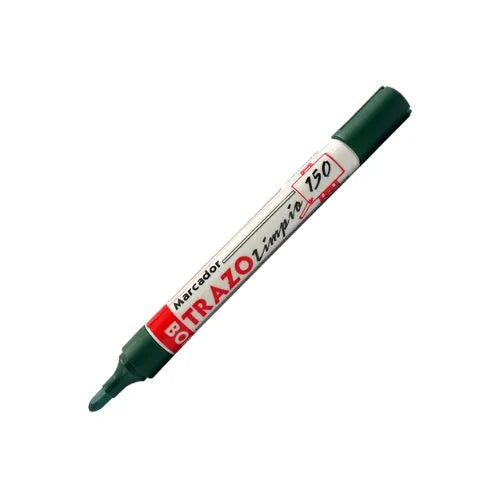 marcador borrable recargable Trazo Limpio - Verde