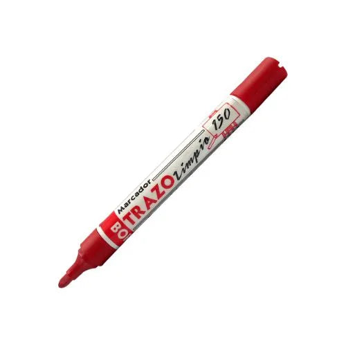 marcador borrable recargable Trazo Limpio - Rojo