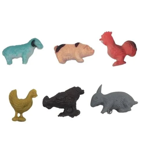 maqueta de animales Paquete surtido - x6 domesticos