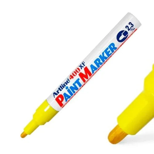 Marcador permanente Amarillo