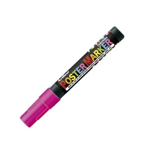 Marcador Poster Marker De Vinilo Rosado Fluorescente 2 mm