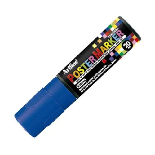 Marcador Poster Marker De Vinilo Azul 20 mm