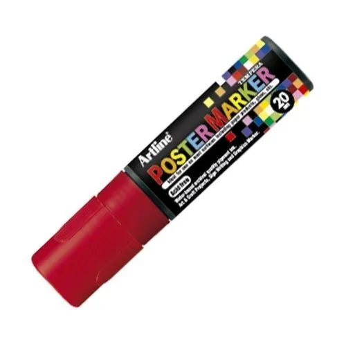 Marcador Poster Marker De Vinilo Rojo 20 mm