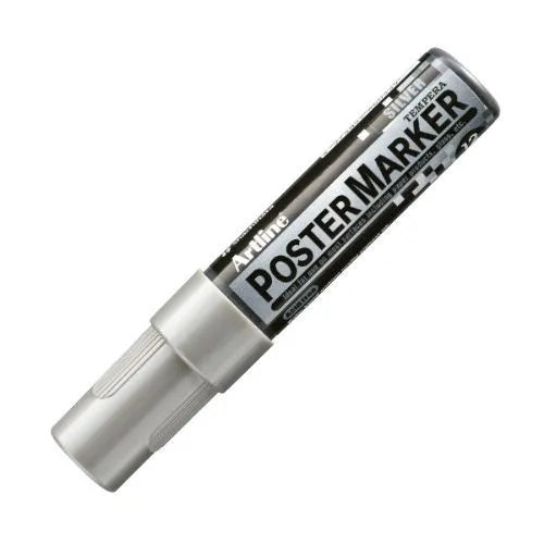 Marcador Poster Marker De Vinilo Plateado 12 mm