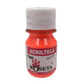 Acritela Roseta Fluorescente - 30cc - Naranja electrico