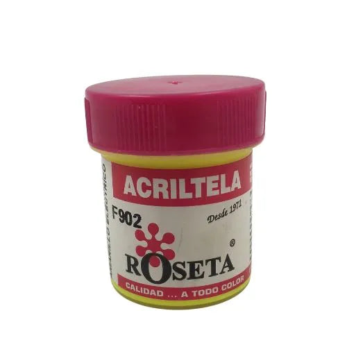 Acritela Roseta Fluorescente - 30cc - Amarillo eléctrico