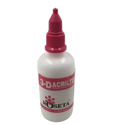 Acritela Roseta 3D Blanco 65 cc