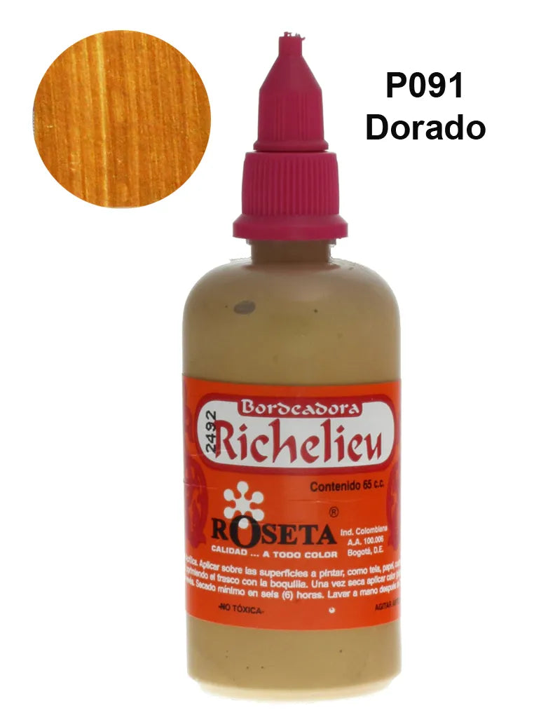 Bordeador Richelieu Dorado Perlado