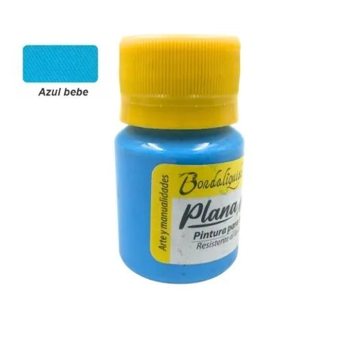 Pintura BordaLiquido Azul Bebe 30cc